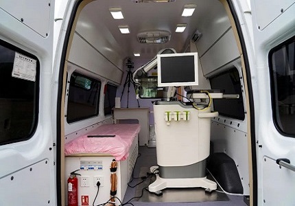 相距1600公里，上海优质医疗资源随亚洲bet356体育在线官网远程5G机器人移动车驶入西部乡镇超声